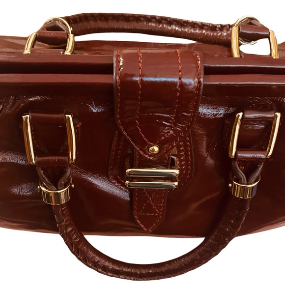 Vintage *AUTHENTIC* Cole Haan Burgundy handbag - Picture 3 of 7